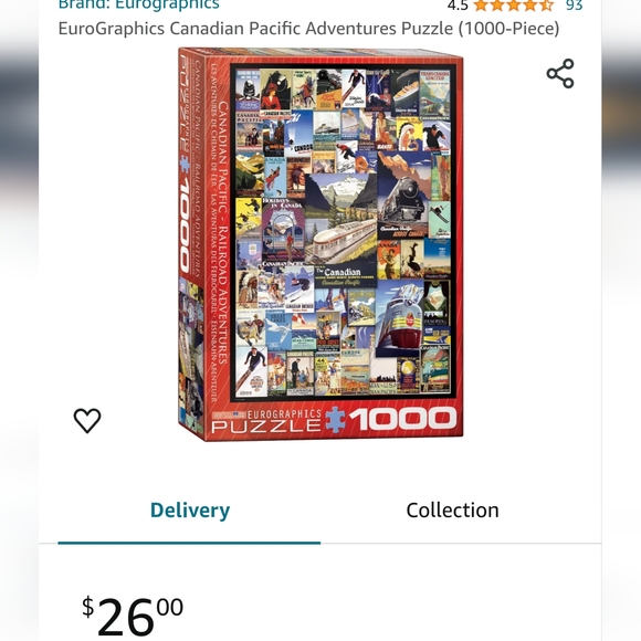 Canadian Pacific - Railroad Adventures - 1000 piece jigsaw puzzle - Picture 5 of 5